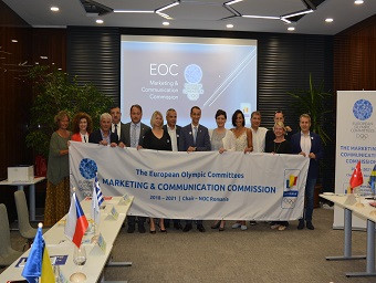 The European Olympic Committees Marketing and Communication Commission hosted a meeting in Cluj-Napoca in Romania ©EOC