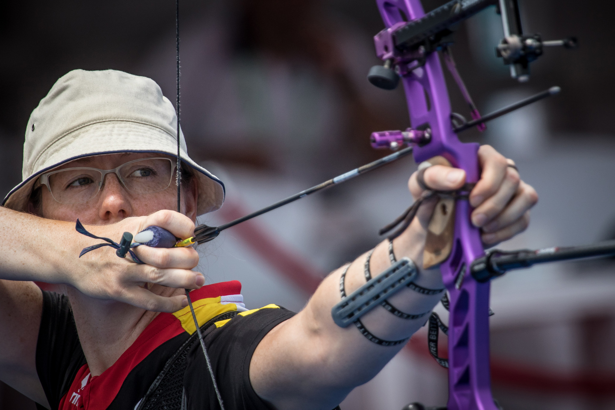  Lisa Unruh reached the women's recurve final on home soil at the Archery World Cup in Berlin ©Getty Images