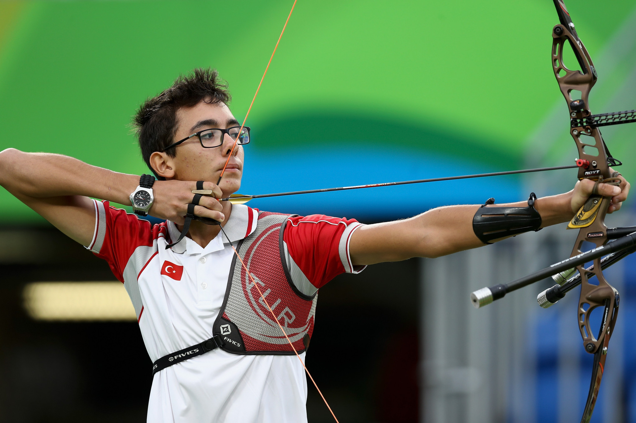 Mete Gazoz, the top men's recurve qualifier, has made it to the final ©Getty Images
