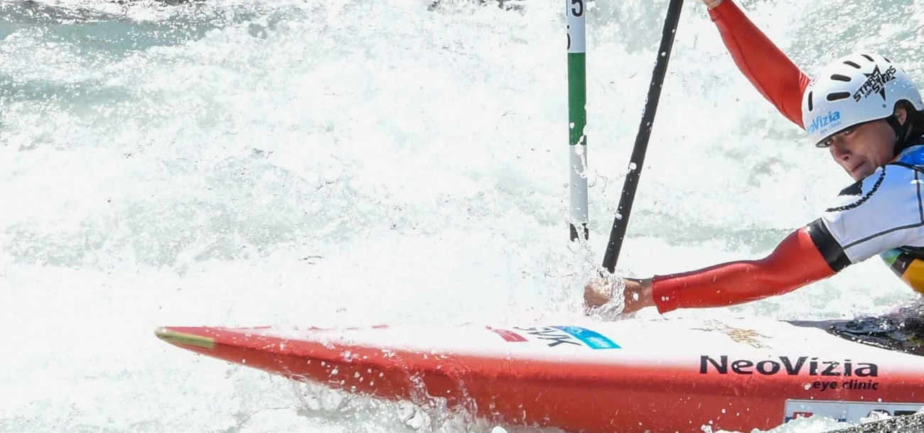 Sona Stanovska starred on day one of junior competition at the International Canoe Federation Under-23 and Junior Canoe Slalom World Championships in Ivrea ©ICF