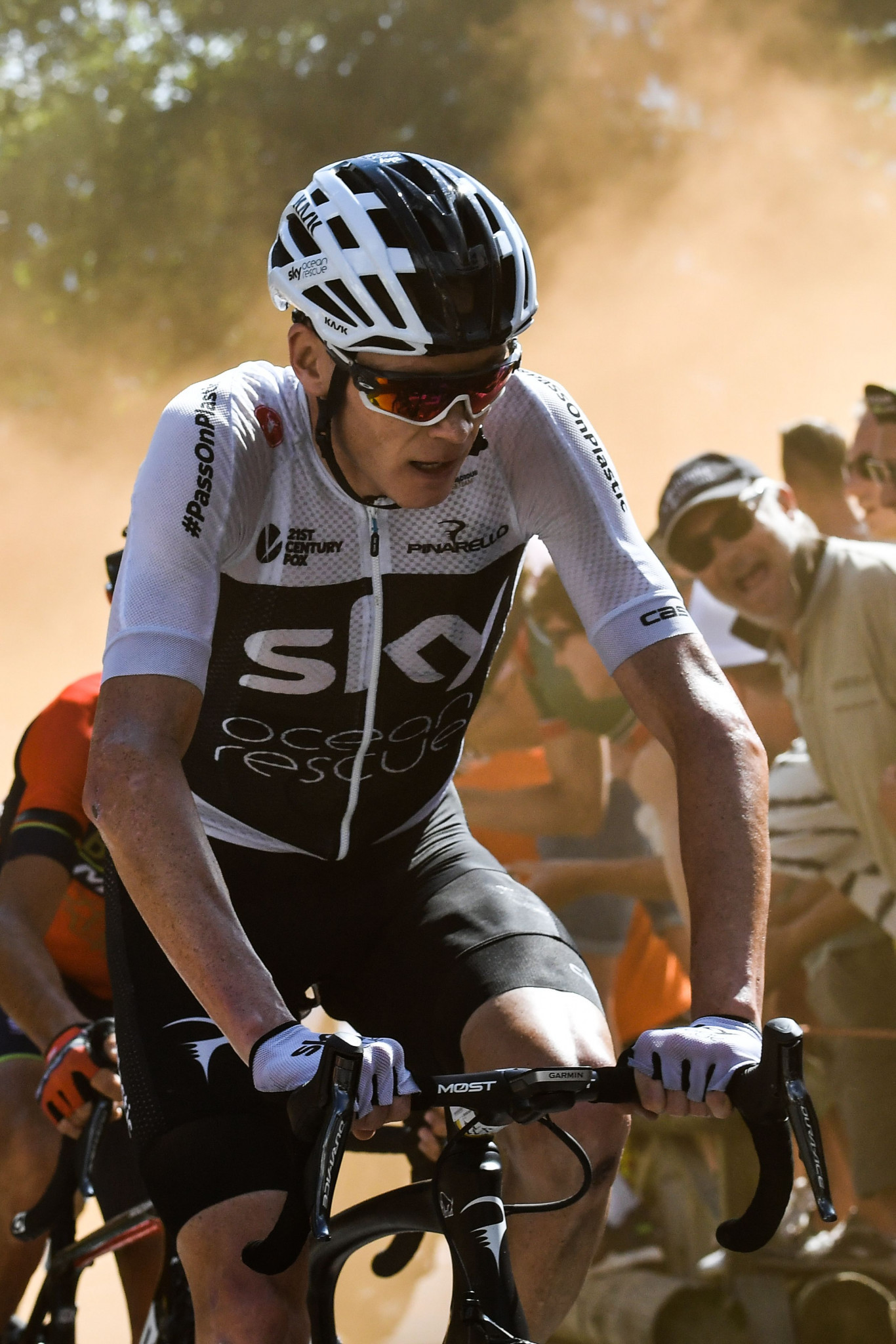 Chris Froome sits in second place behind his Team Sky colleague ©Getty Images