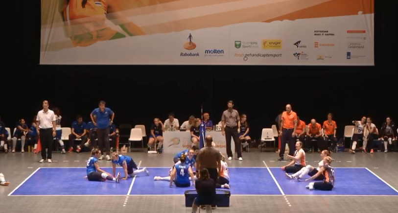 The Dutch women played Italy on home soil in the last eight ©World Para Volley