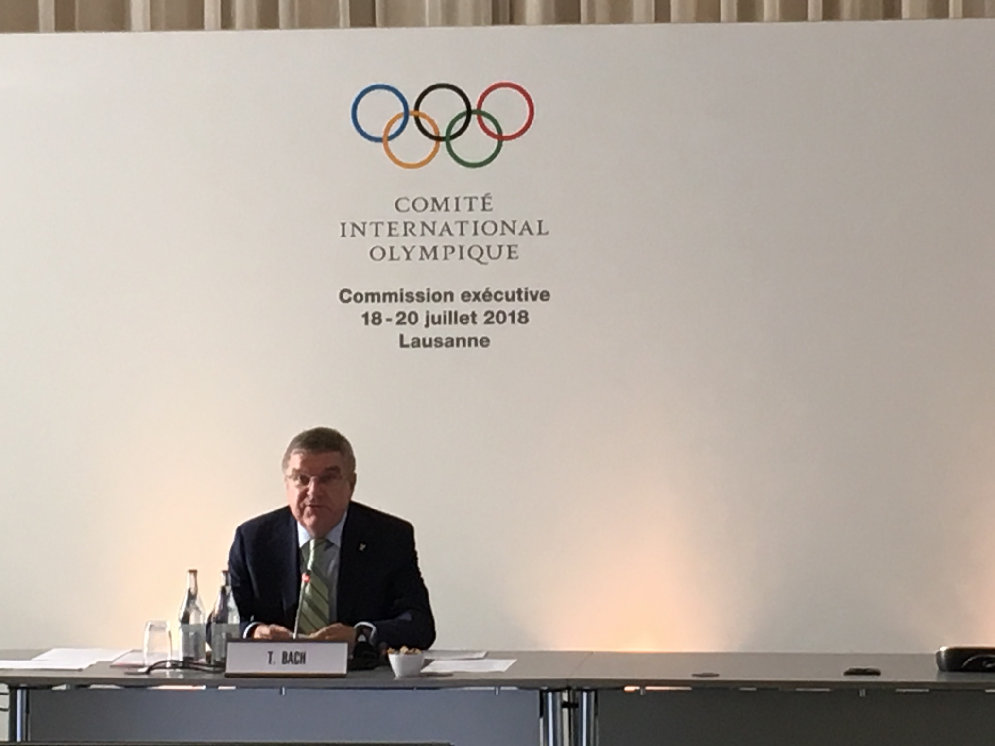 Kuwait's Olympic suspension was just one of the topics discussed by IOC President Thomas Bach and the rest of the Executive Board today ©ITG