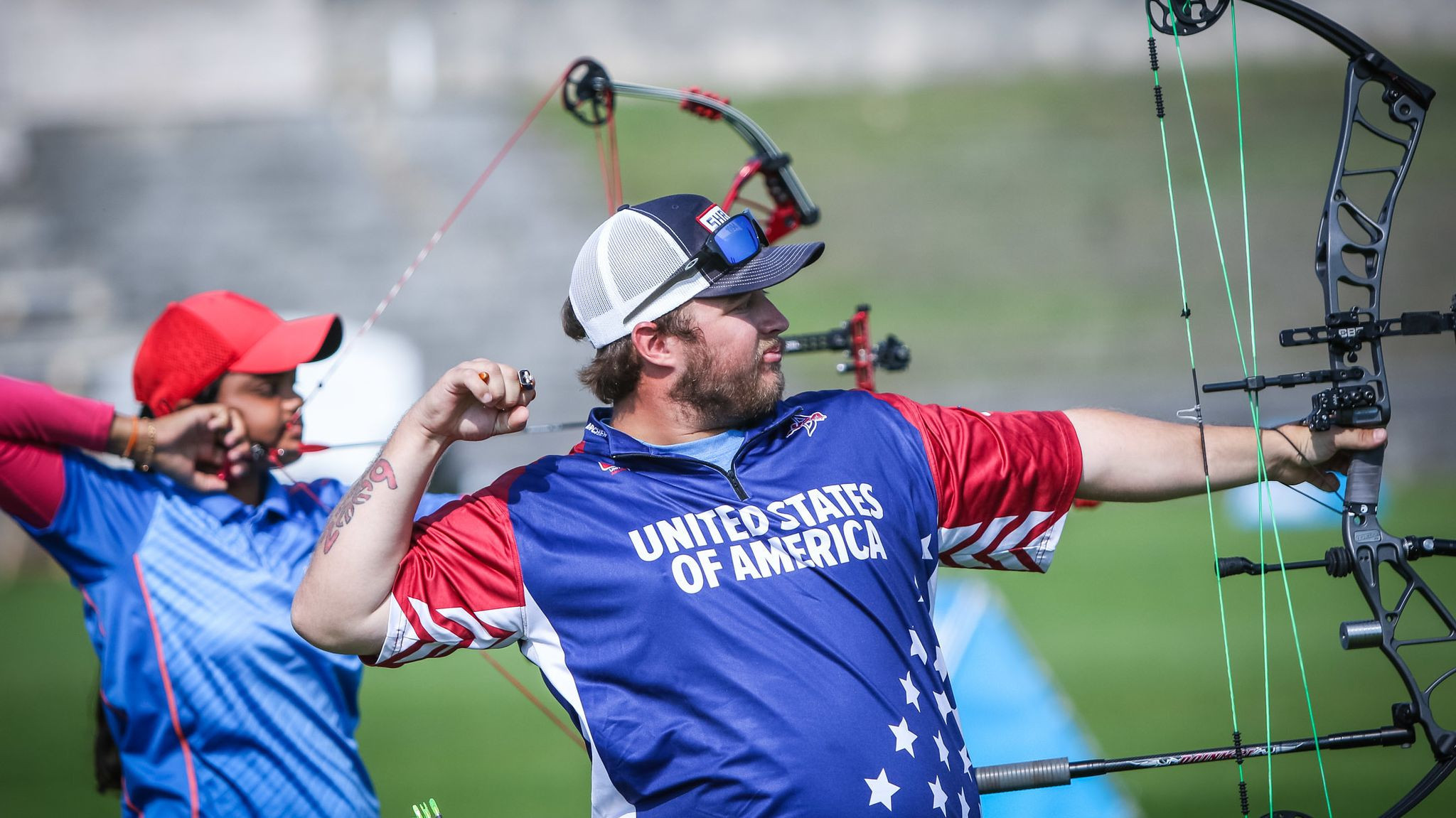 The United States reached the final of the mixed team compound competition at the Archery World Cup in Berlin ©World Archery