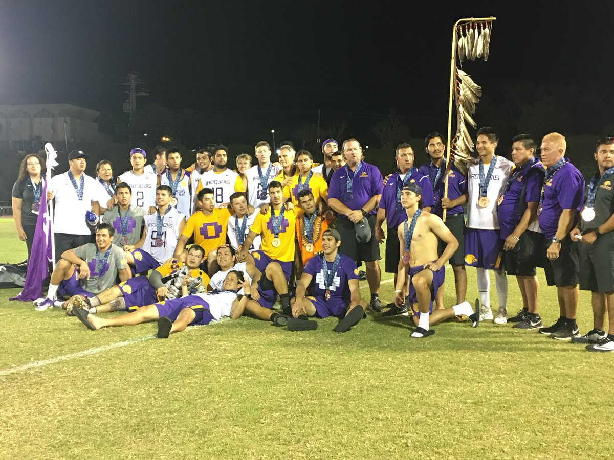 The Iroquois nation beat Australia today to claim the bronze medal at the 2018 Men’s World Lacrosse Championships in Israel ©FILacrosse/Twitter