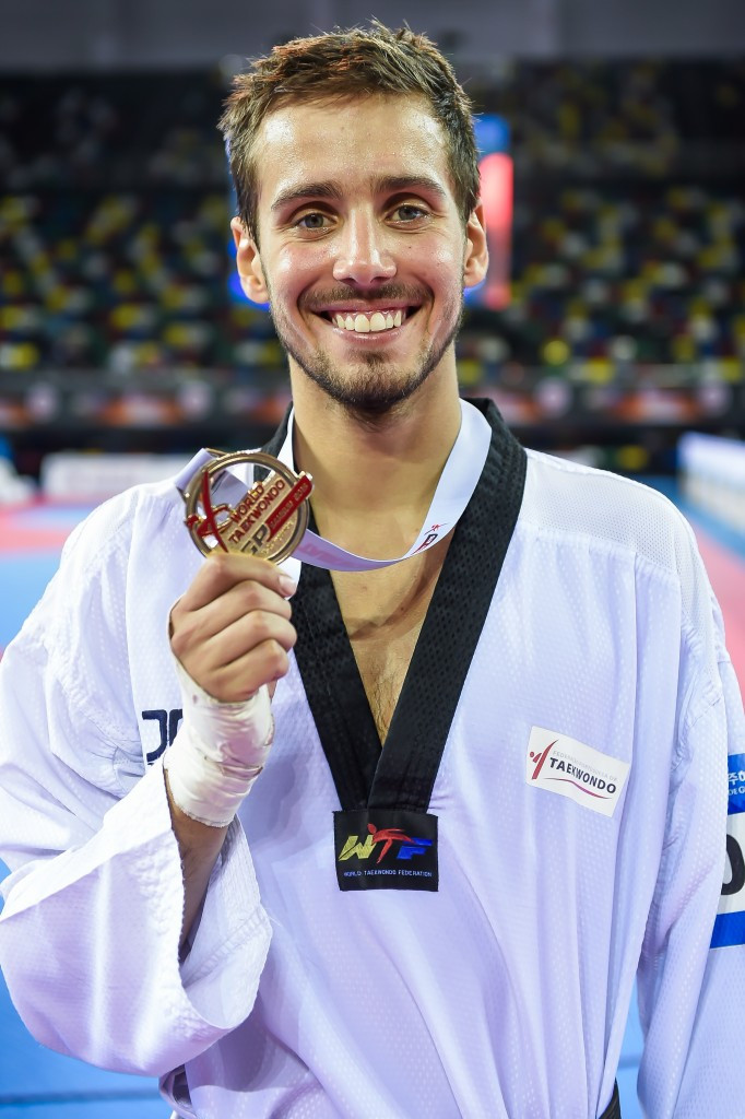 Portugal's Rui Braganca won gold in the men's under 58kg category on day two of the WTF Grand Prix Series 2 ©WTF