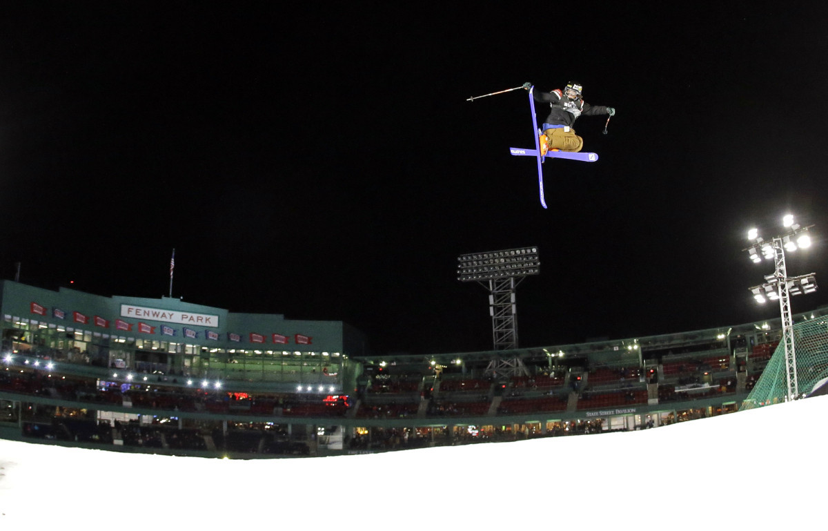 Freeski big air made its FIS World Cup debut at Fenway Park in Boston in the 2014-2015 season ©Getty Images