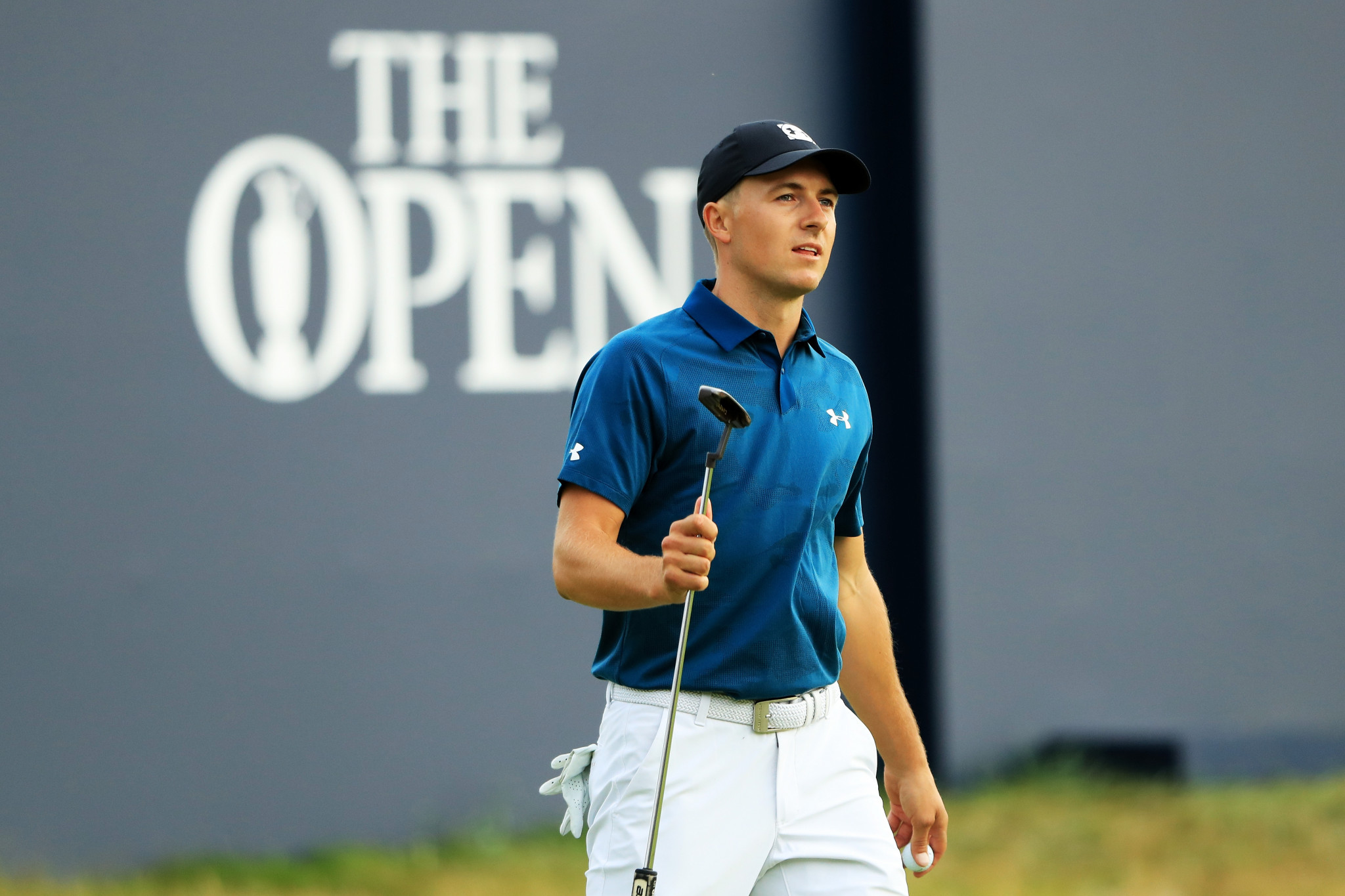 Jordan Spieth is well positioned to defend his Open crown going into the final day at Carnoustie in Scotland ©Getty Images