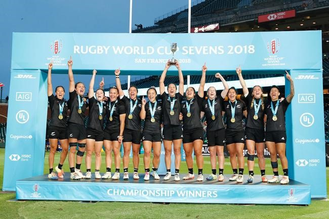 New Zealand became the first team in history to win back-to-back Rugby World Cup Sevens titles after beating France 29-0 in today’s final at AT&T Park in San Francisco ©World Rugby