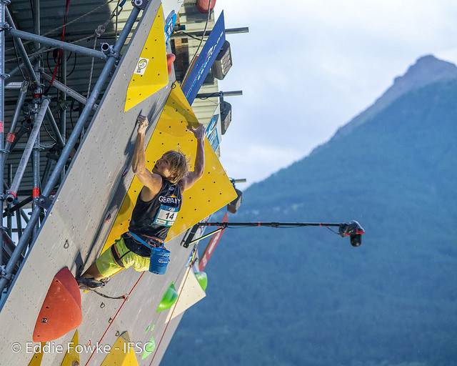 German claims first IFSC World Cup gold medal victory in Briancon
