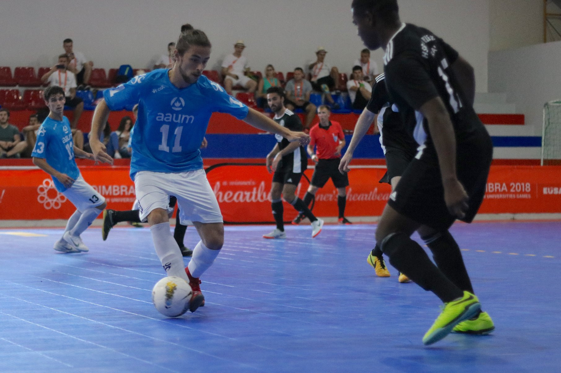 The group stage of futsal competition also continued in Coimbra ©Facebook/EUG Coimbra 2018