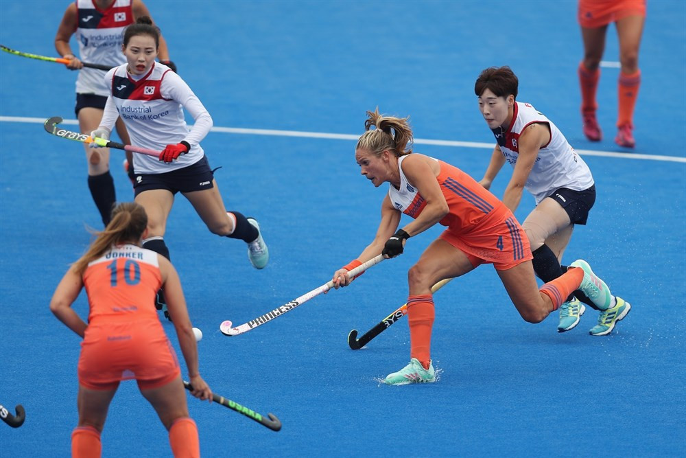 The Netherlands made an impressive start to the defence of their Women's Hockey World Cup title as they thrashed South Korea ©FIH