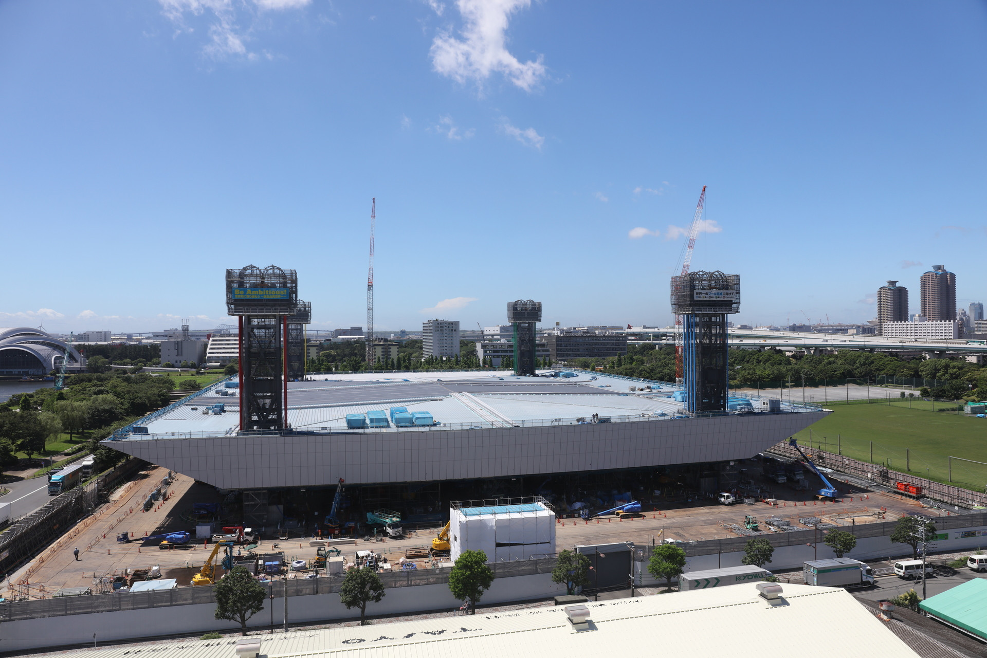 The Olympic Aquatic Centre is expected to be the final permanent venue to be finished, with construction expected to end in February 2020 ©Tokyo 2020