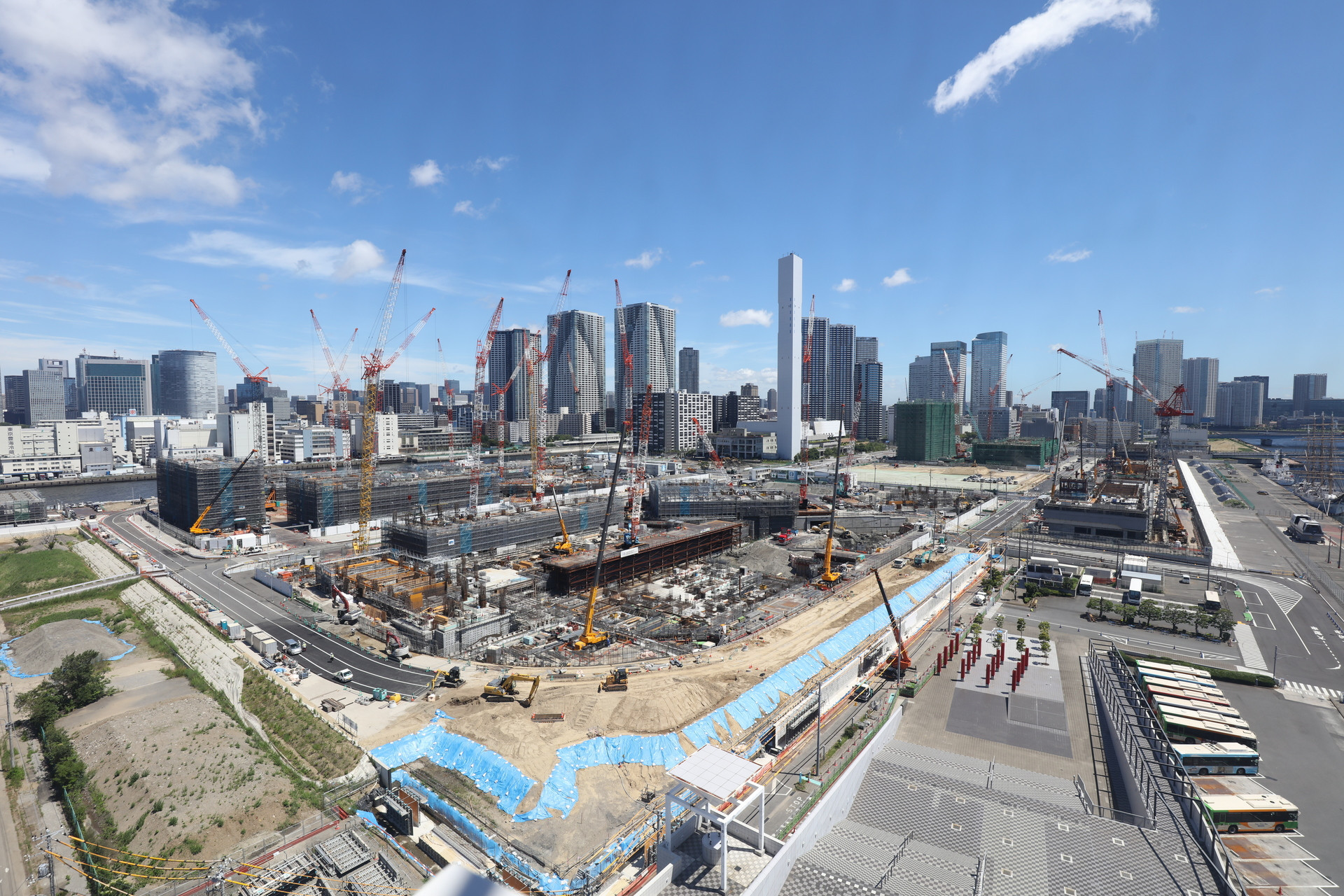 The Athletes' Village is due to be finished by November next year ©Tokyo 2020