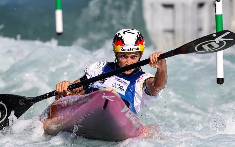 Germany also had strong contenders in the K1 women's final ©ICF