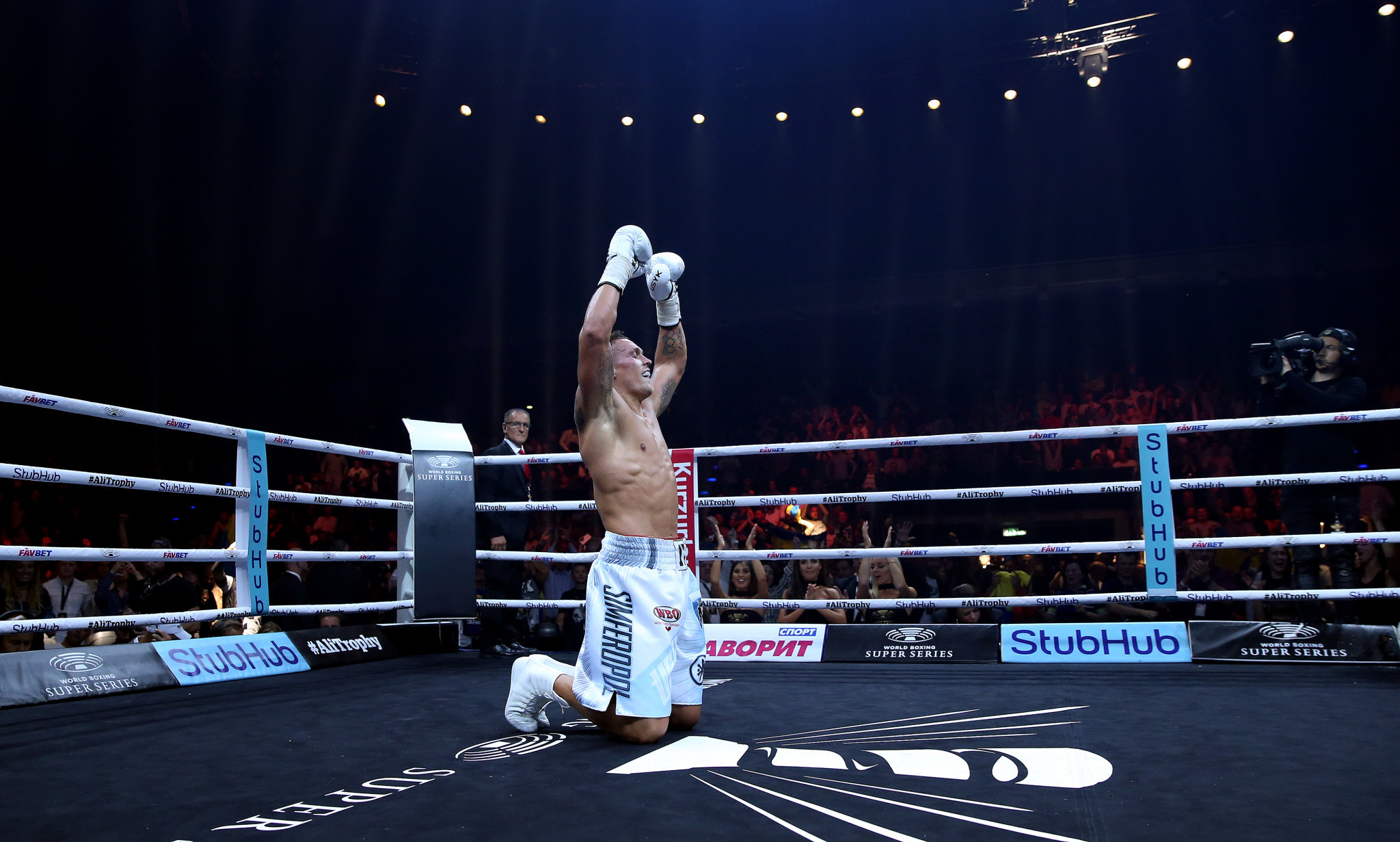 Olexsandr Usyk claimed a memorable win on Russian soil ©Getty Images