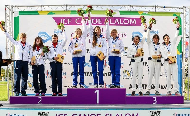 The Czech Republic's triumphed in the women's K1 team event ©ICF