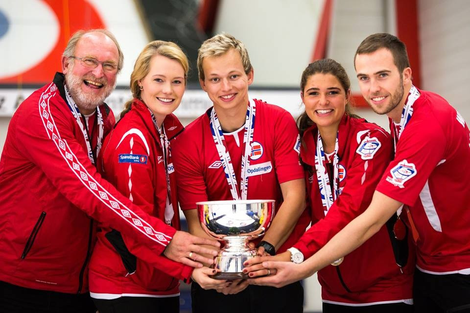 Norway beat rivals Sweden to secure gold at inaugural World Mixed Curling Championships