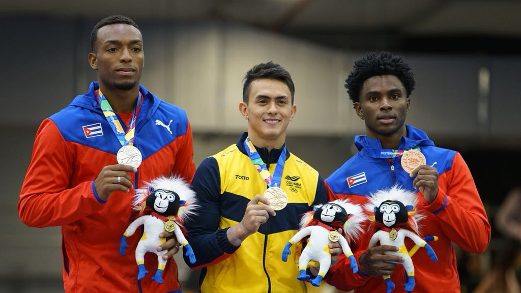 Jossimar Calvo clinched gold on the final day of artistic gymnastics competition ©Barranquilla 2018