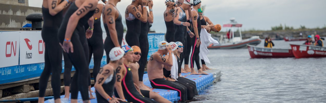 The fifth event of the FINA Marathon Swim World Series takes place tomorrow on Lac St-Jean in Quebec ©FINA