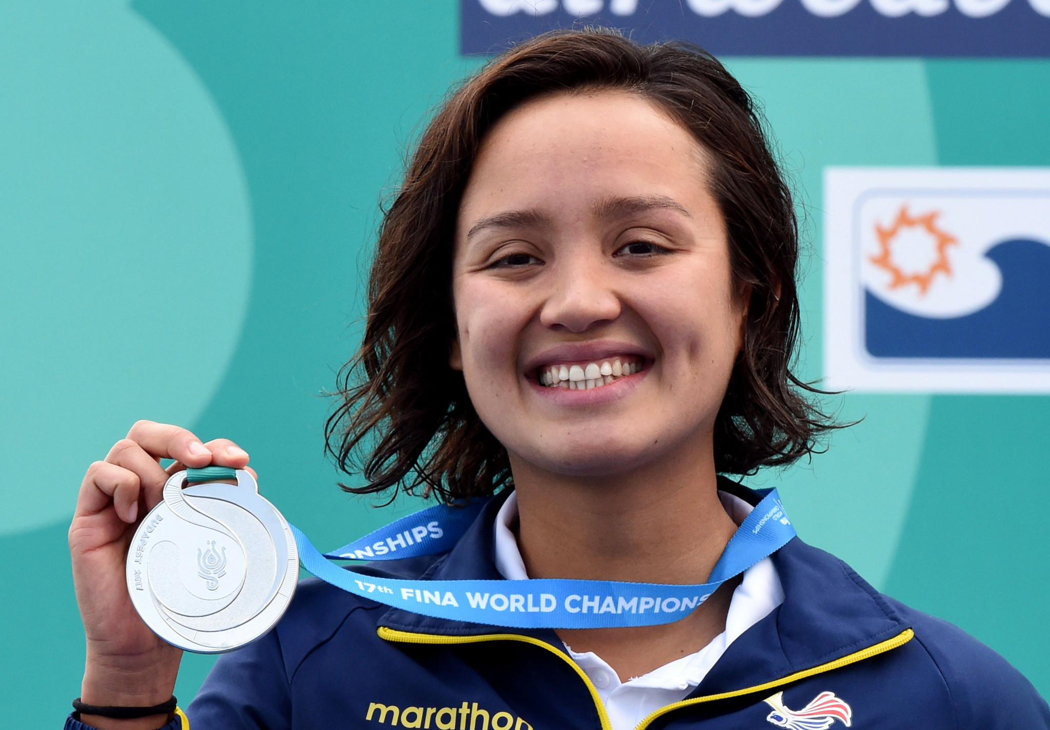 Samantha Arevalo Salinas from Ecuador, silver medallist at the 2017 World Championships, will be looking to disrupt the chances of Brazil's Ana Marcela Cunha ©FINA