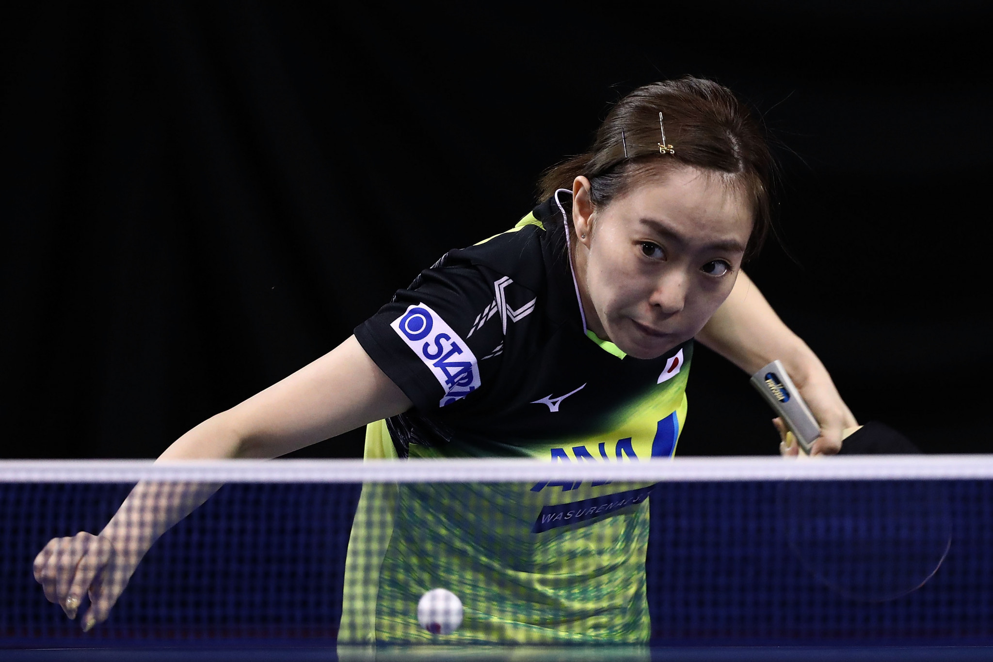 Kasumi Ishikawa of Japan, the women's top seed, safely negotiated round one ©Getty Images