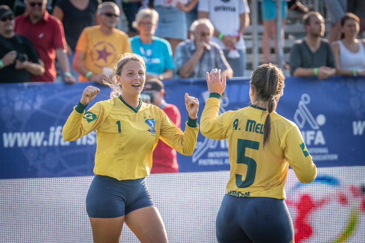 Hosts Austria surprise Brazil to reach Women's Fistball World Championship semi-finals 