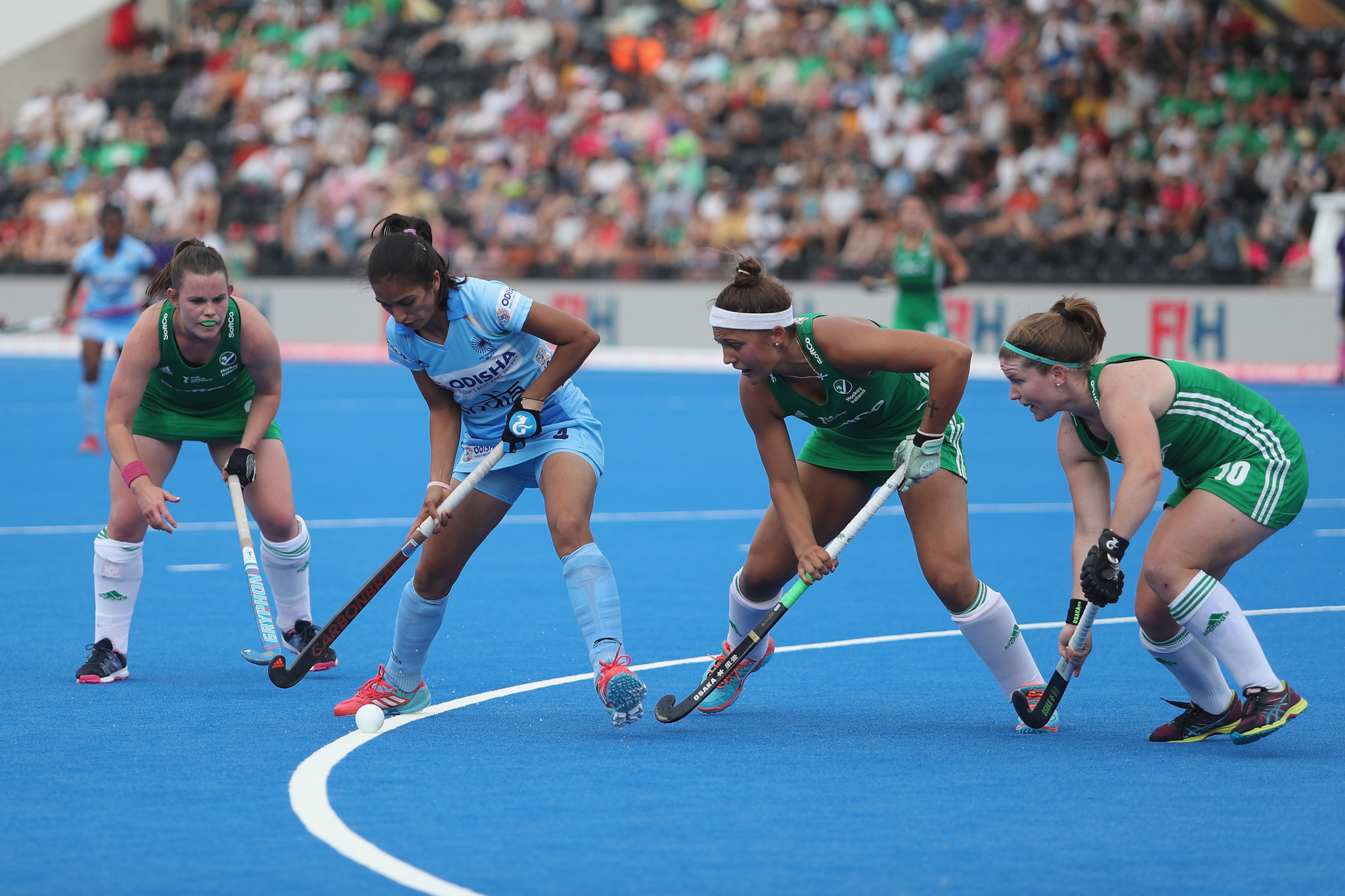 The ongoing Hockey World Cup is among the events backed by UK Sport ©Getty Images