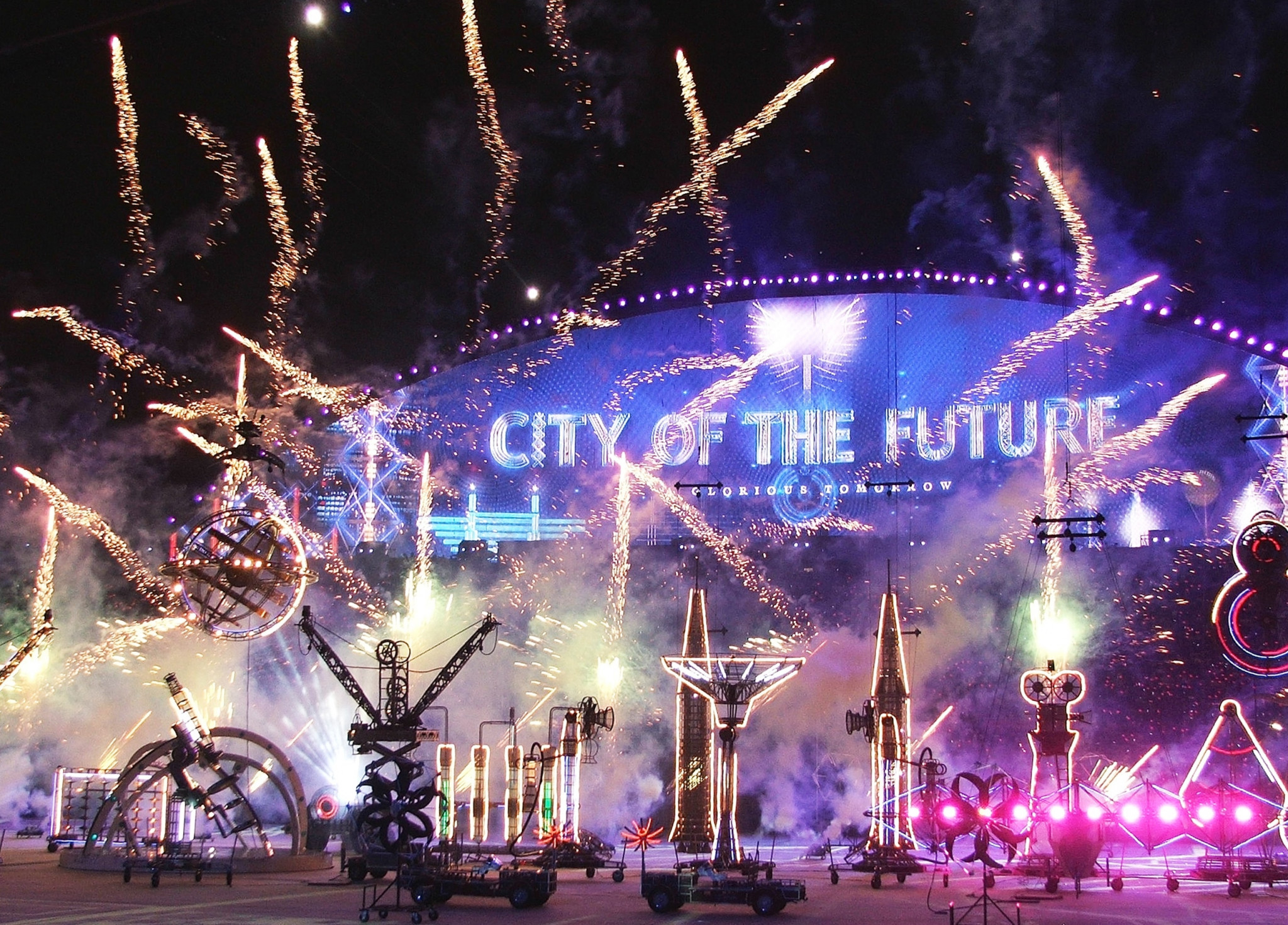 Doha held a lavish Asian Games Opening Ceremony in 2006 ©Getty Images