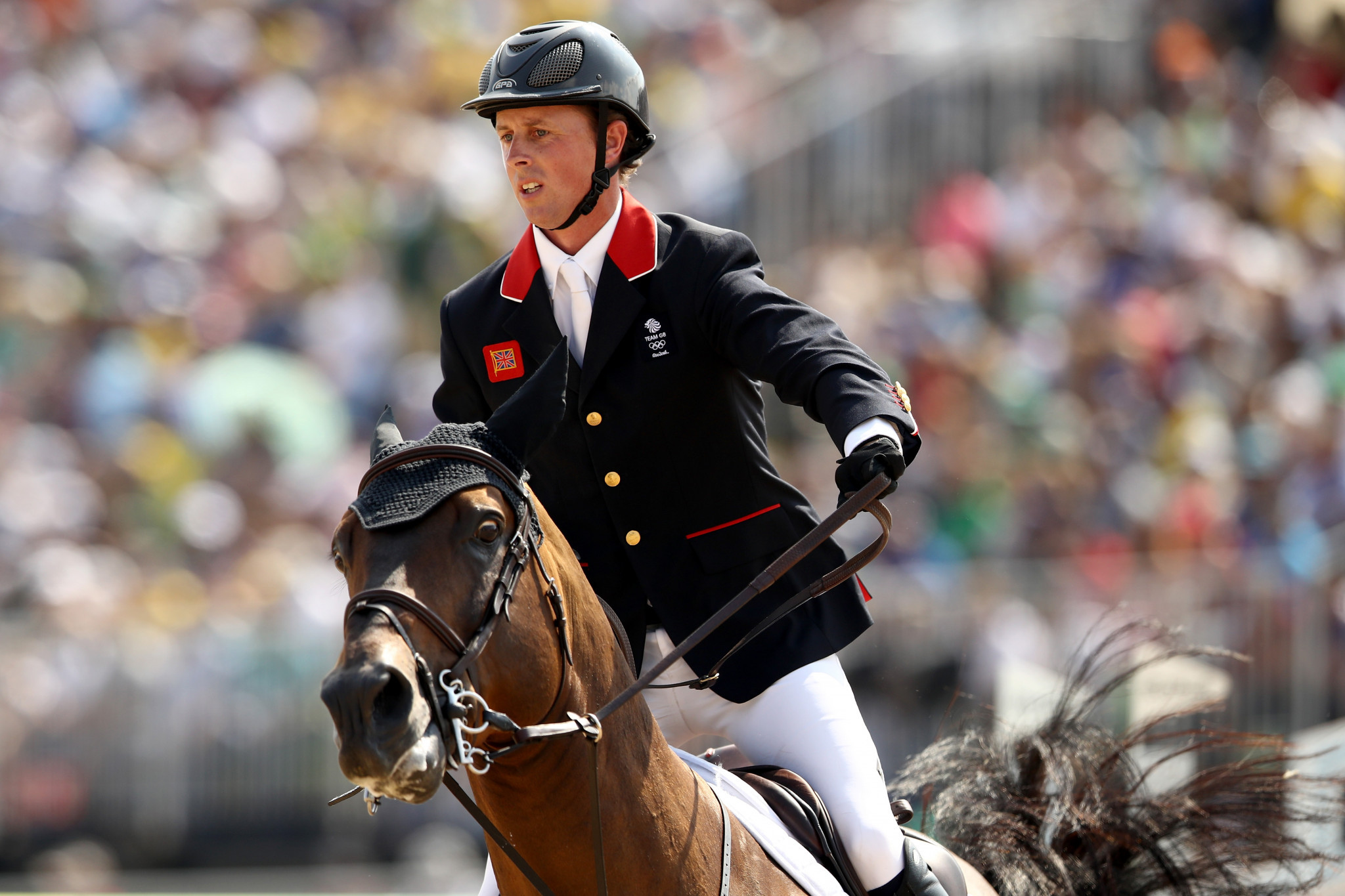 Britain's Ben Maher currently leads the standings and will be out to extend his advantage in Berlin ©Getty Images