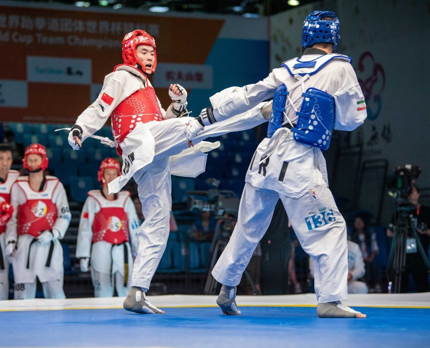 China's first team reached the final on home soil ©World Taekwondo