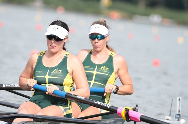 Giorgia Patten and Bronwyn Cox of Australia impressed as they reached the final of the women's pair at the World Rowing Under-23 Championships in Poznan ©World Rowing