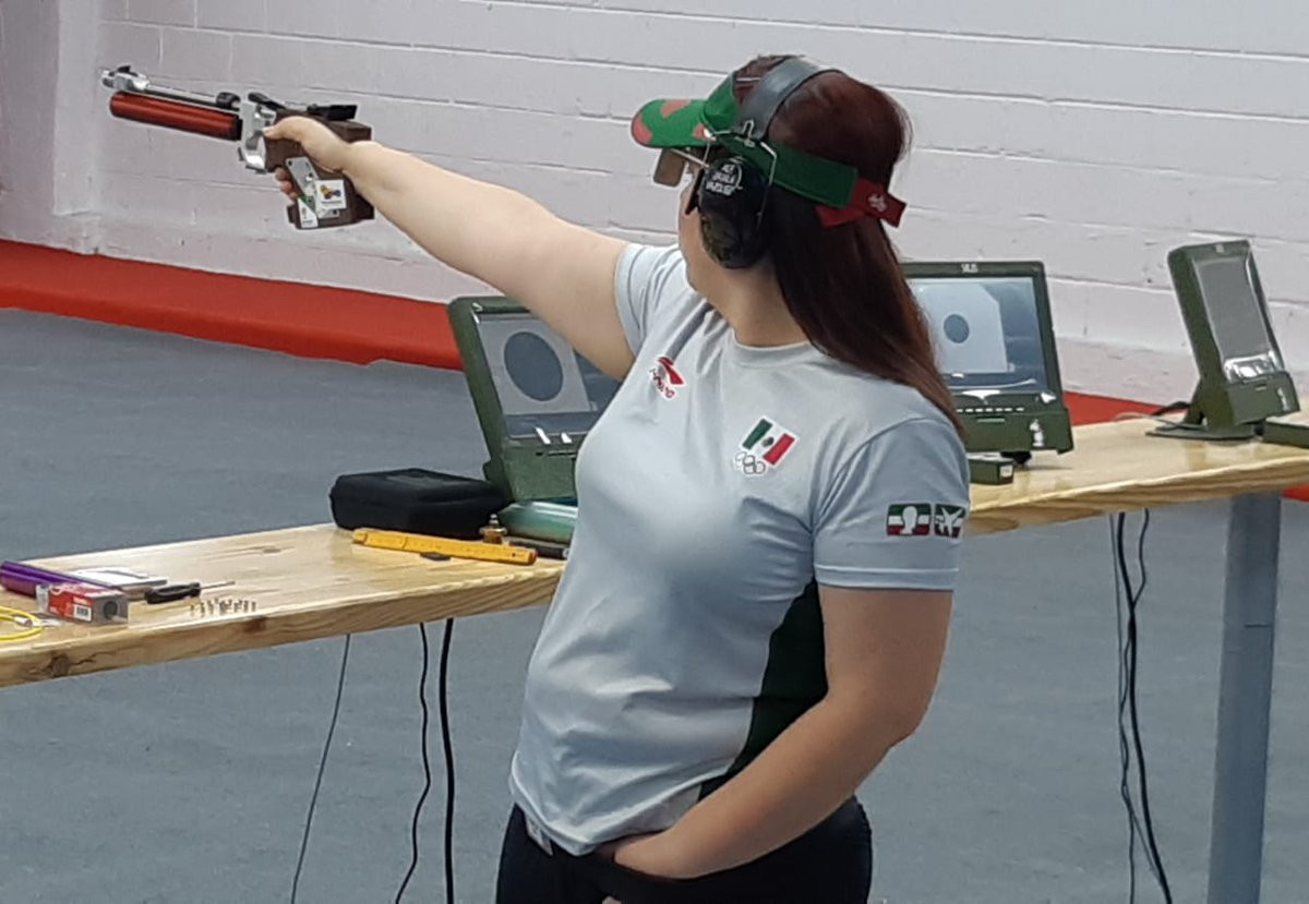 Quezada scores event record to secure air pistol gold medal at Central American and Caribbean Games
