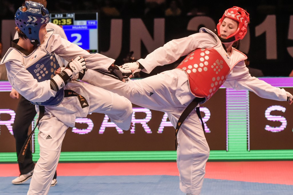 Great Britain's Jade Jones came out on top in the women's under 57kg category on the final day of the WTF Grand Prix Series 2 ©WTF 