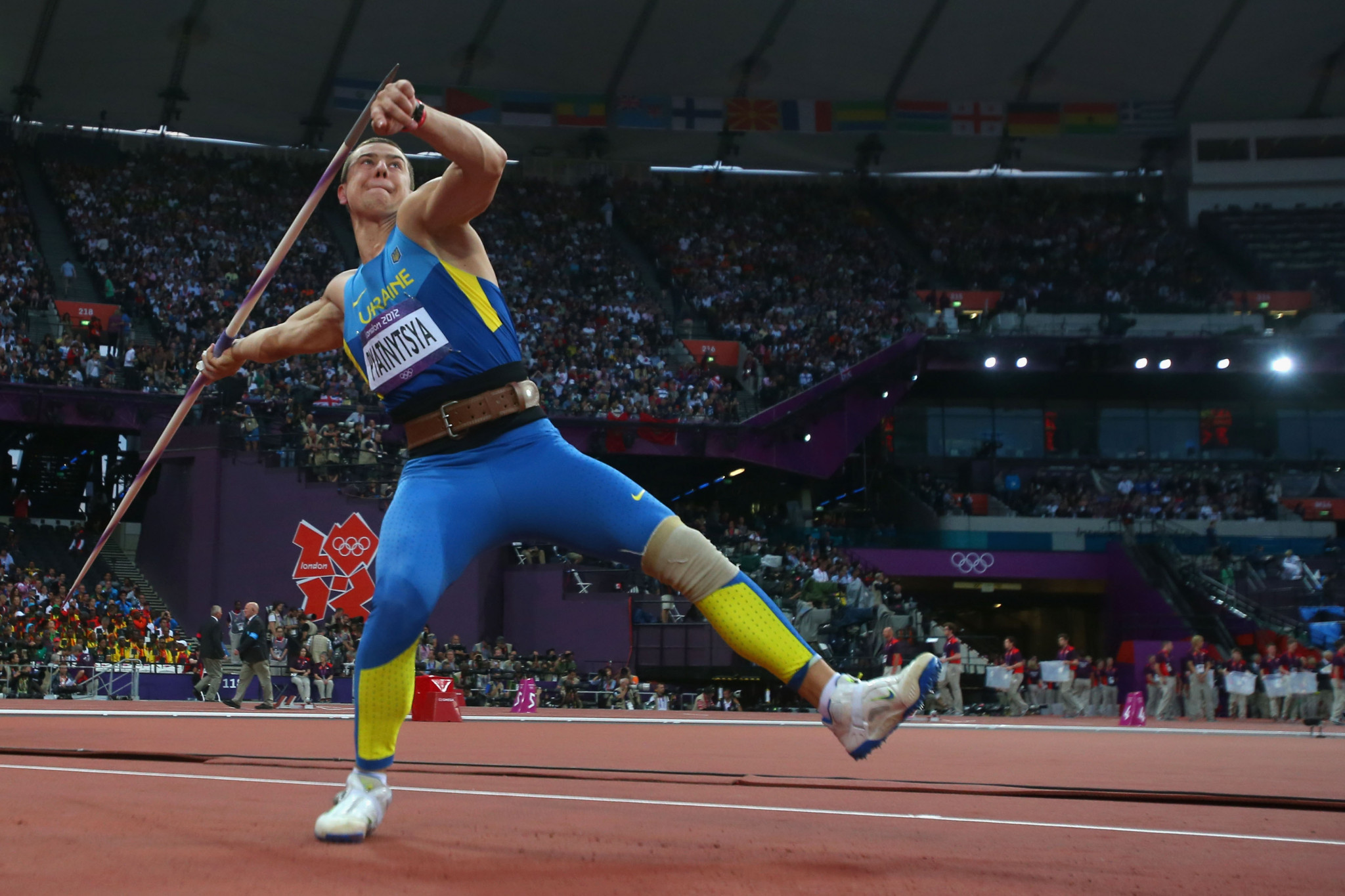 Oleksandr Pyatnytsya lost his Olympic javelin silver medal from London 2012 after being one of six Ukrainian athletes to fail re-tests leading to them having the second worst doping record in athletics behind only Russia ©Getty Images