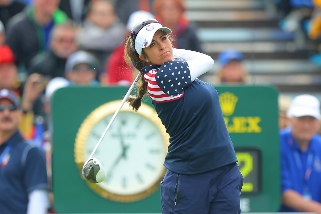 Gerina Piller holed a crucial putt for the US