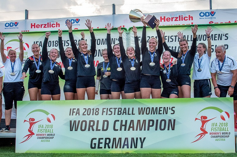 German women win third successive World Fistball Championship in Linz