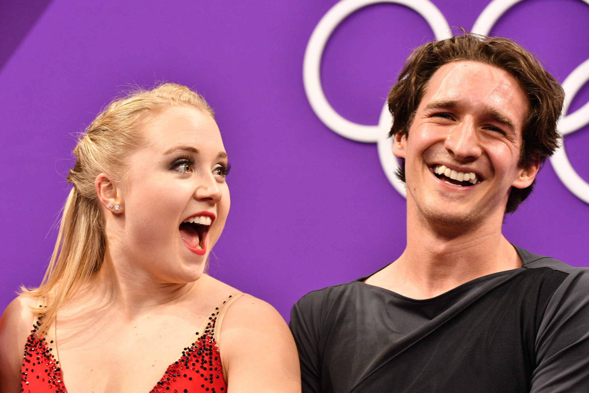 Canadian pairs team Julianne Séguin and Charlie Bilodeau have announced an end to their figure skating partnership ©Getty Images