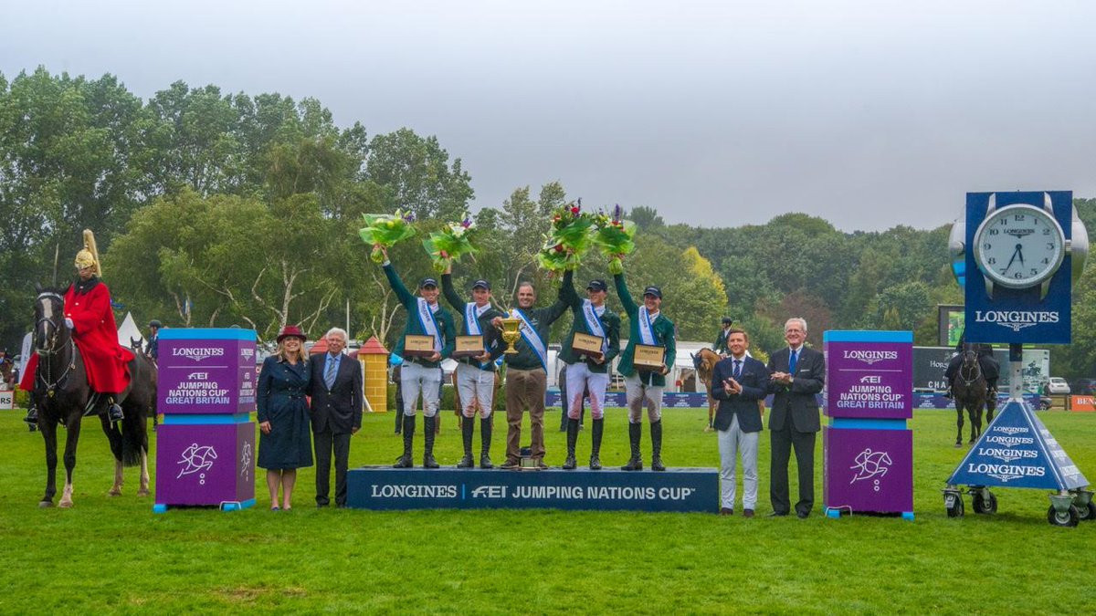 Ireland won a jump-off with hosts Britain to secure victory at Hickstead ©Twitter