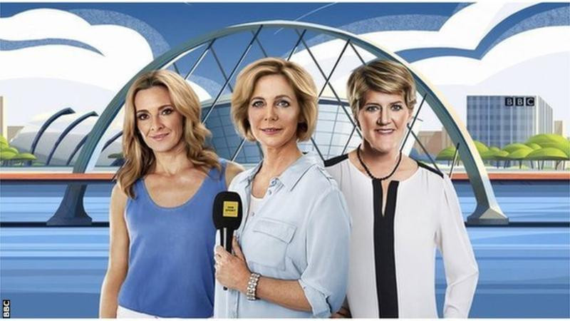 Gabby Logan, Hazel Irvine and Clare Balding will lead the BBC Television coverage of the 2018 European Championships in Glasgow and Berlin ©BBC