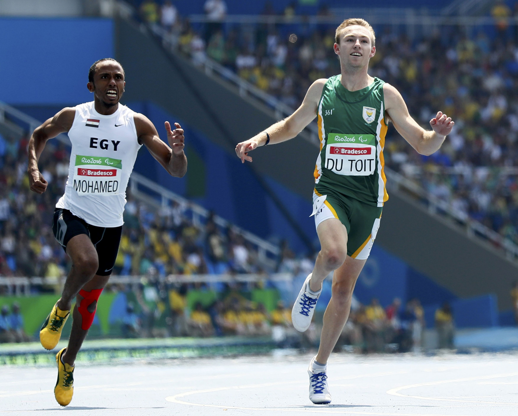 Charl du Toit was South Africa's most successful athlete at the 2016 Paralympic Games in Rio de Janeiro, winning the 100m and 400m T37, as the country won seven gold medals overall ©Getty Images