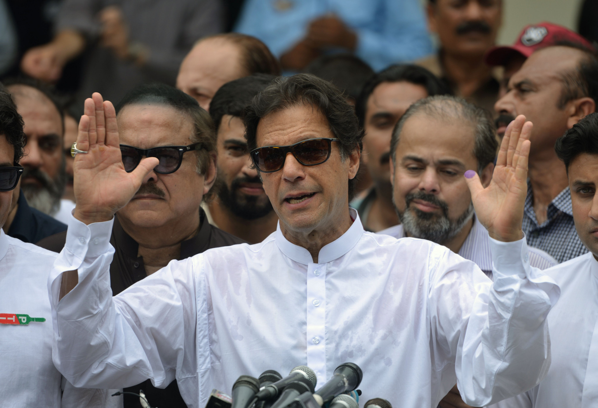 Imran Khan is poised to become Prime Minister of Pakistan ©Getty Images