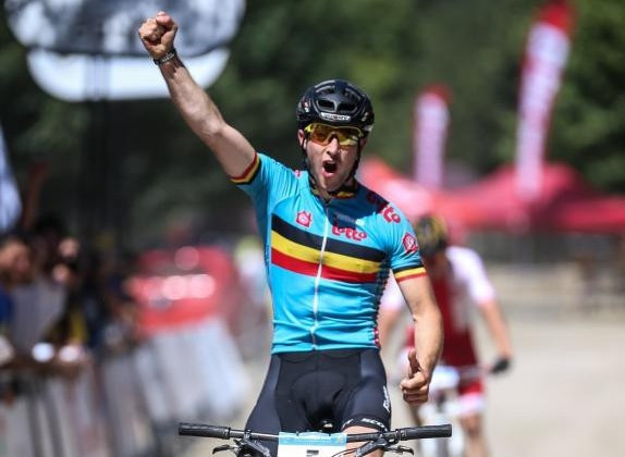 Belgium’s Erno Mccrae triumphed in the men's cross-country mountain bike competition at the World University Cycling Championships in Guimarães ©WUC Cycling 2018