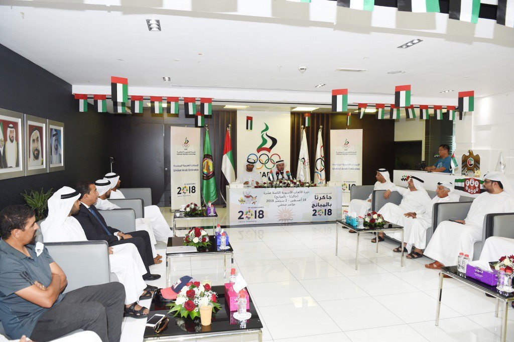 The United Arab Emirates National Olympic Committee has confirmed a delegation of 217 people for the Asian Games ©UAE NOC