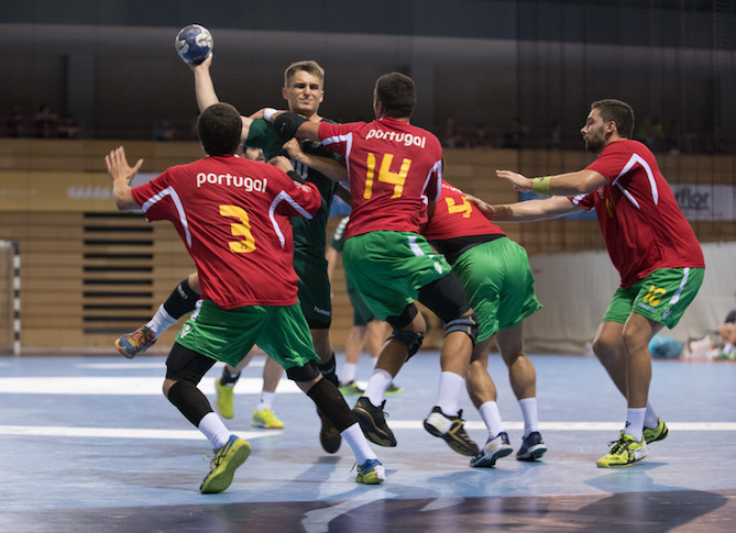 Portugal's defensive capabilities have helped establish them at the top of Group A in the World University Handball Championships in Croatia ©FISU