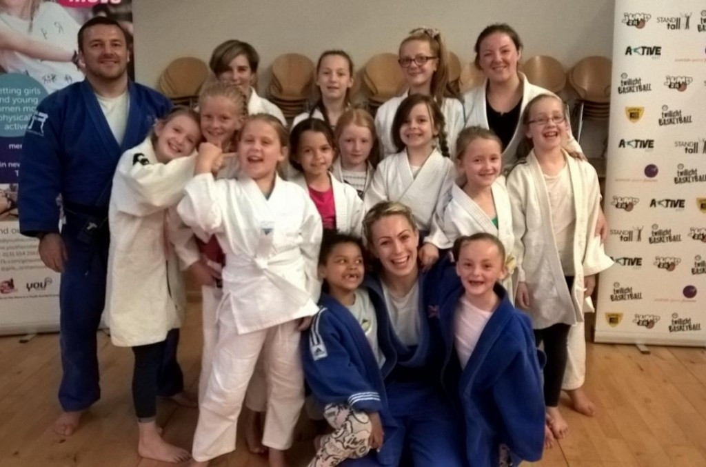JudoScotland are hoping the programme encourages girls to participate in sport ©JudoScotland