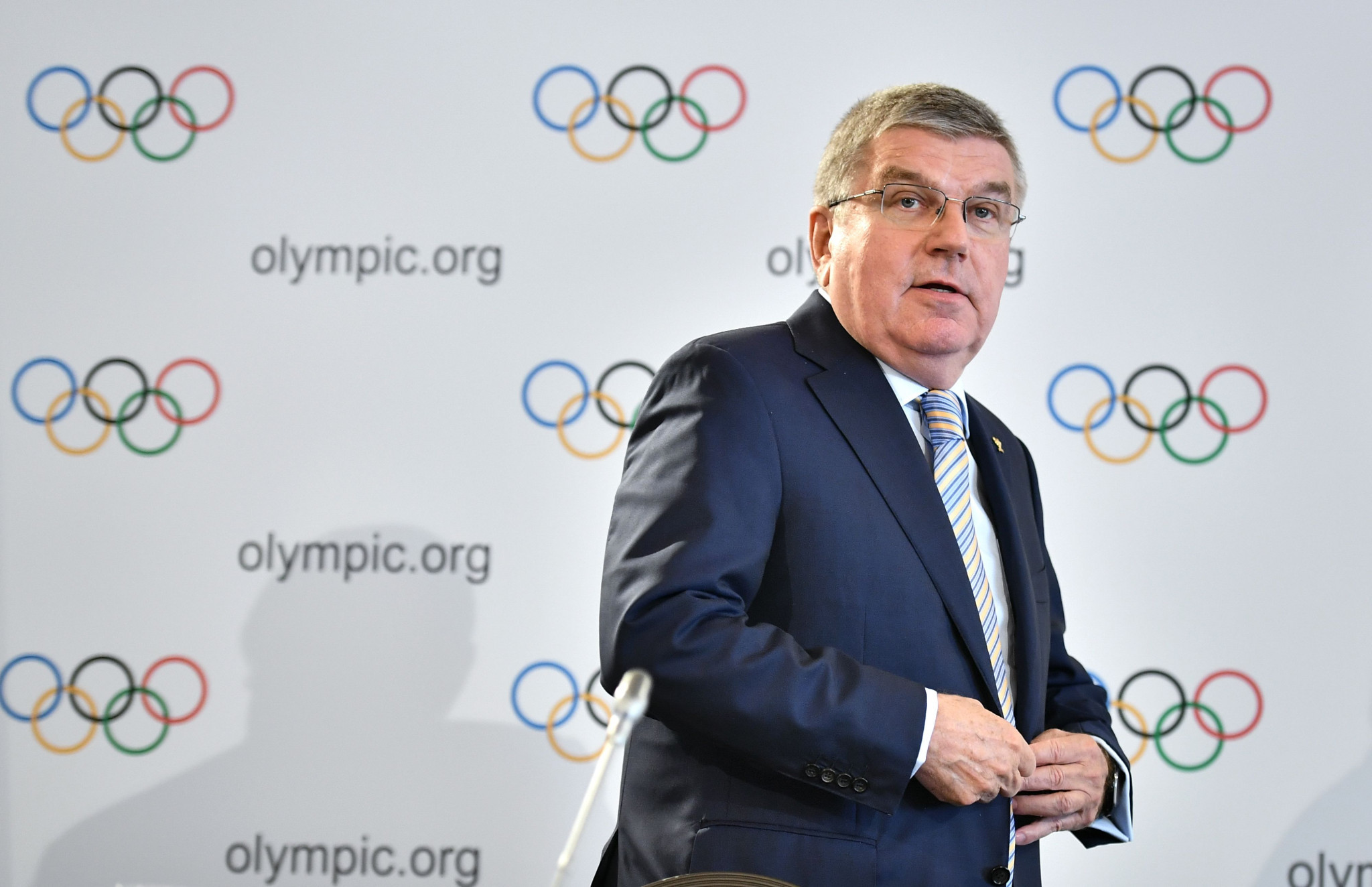 IOC President Thomas Bach has questioned the election of Gafur Rakhimov as interim AIBA President ©Getty Images
