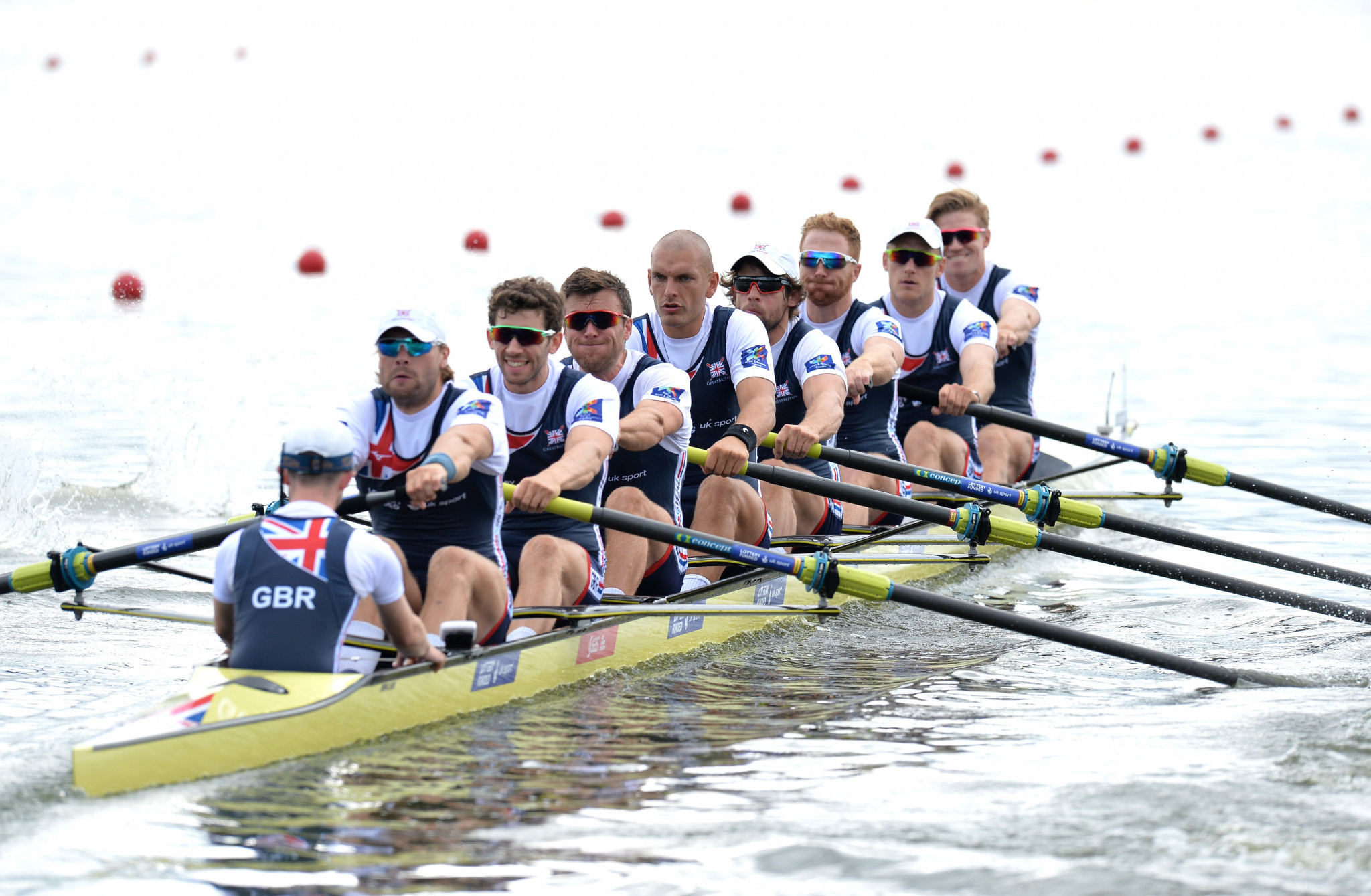 Britain's men's eight crew advanced to the final from the repechage ©Getty Images
