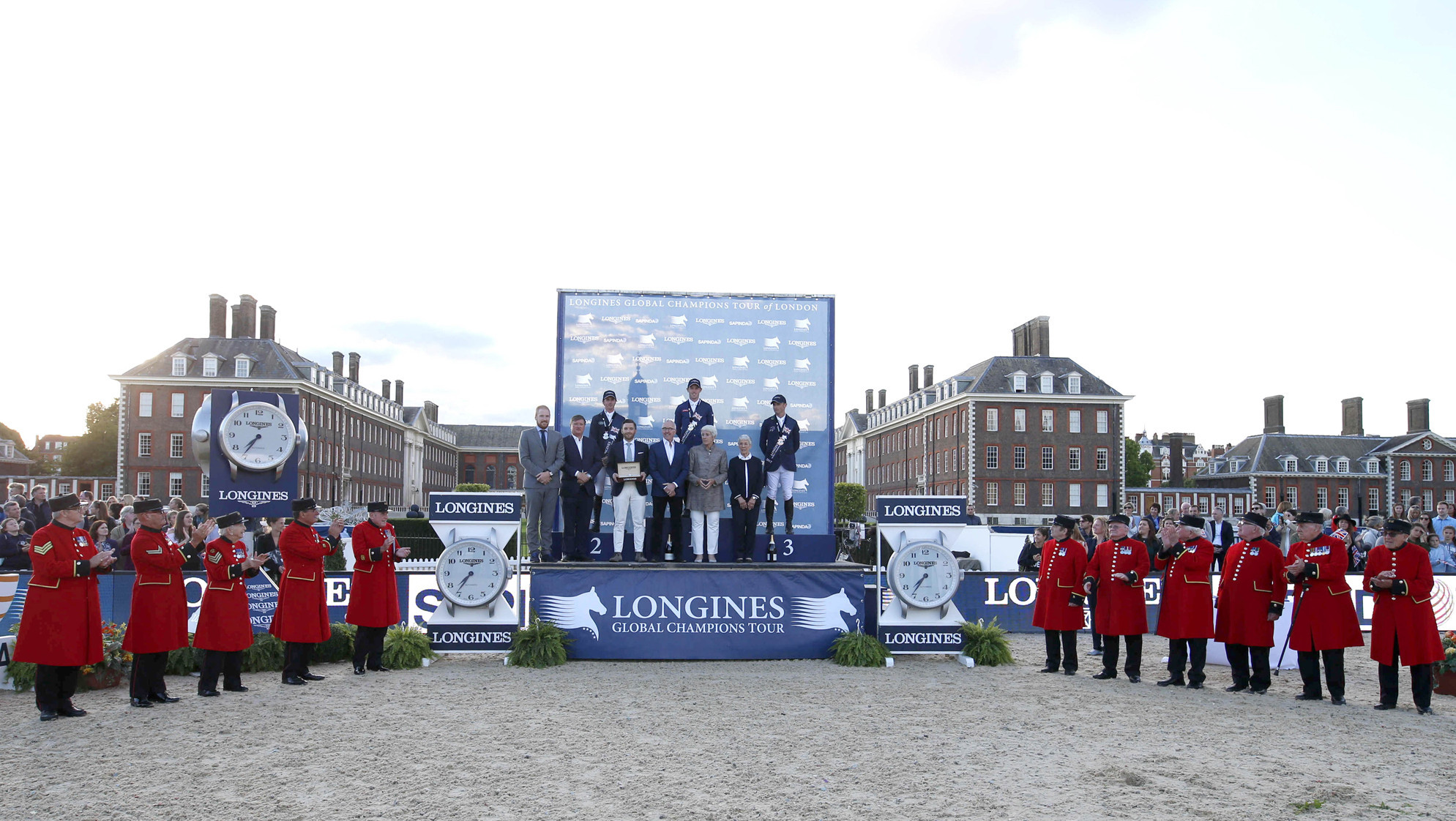 The Global Champions Tour returns to Royal Hospital Chelsea in London, with Britain's Ben Maher leading overall ©LGCT