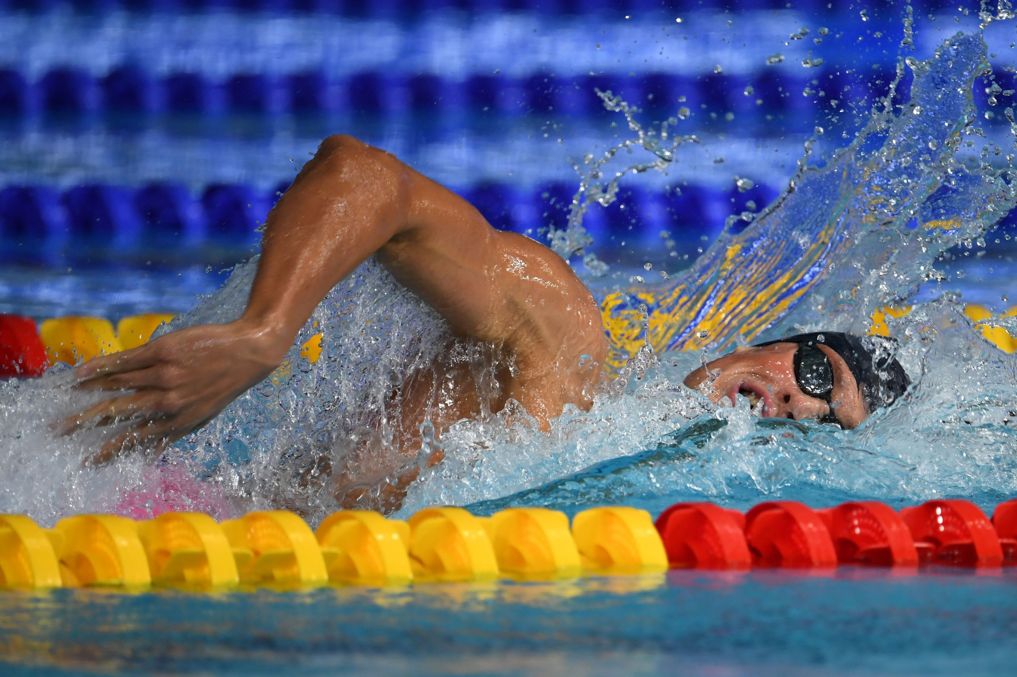 Ukraine's Mykhailo Romanchuk performed superbly on his way to winning the men's 400m freestyle gold medal ©Getty Images